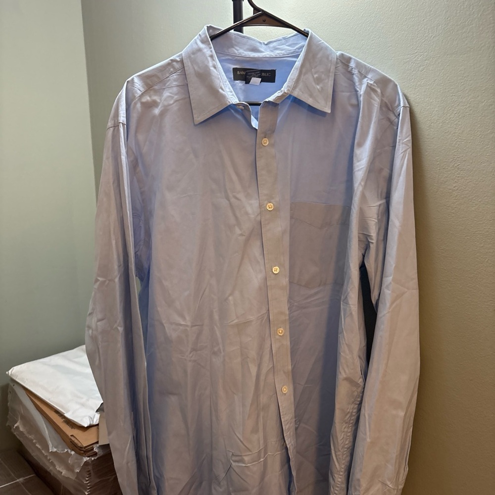 Banana Republic Sky Blue Dress Shirt